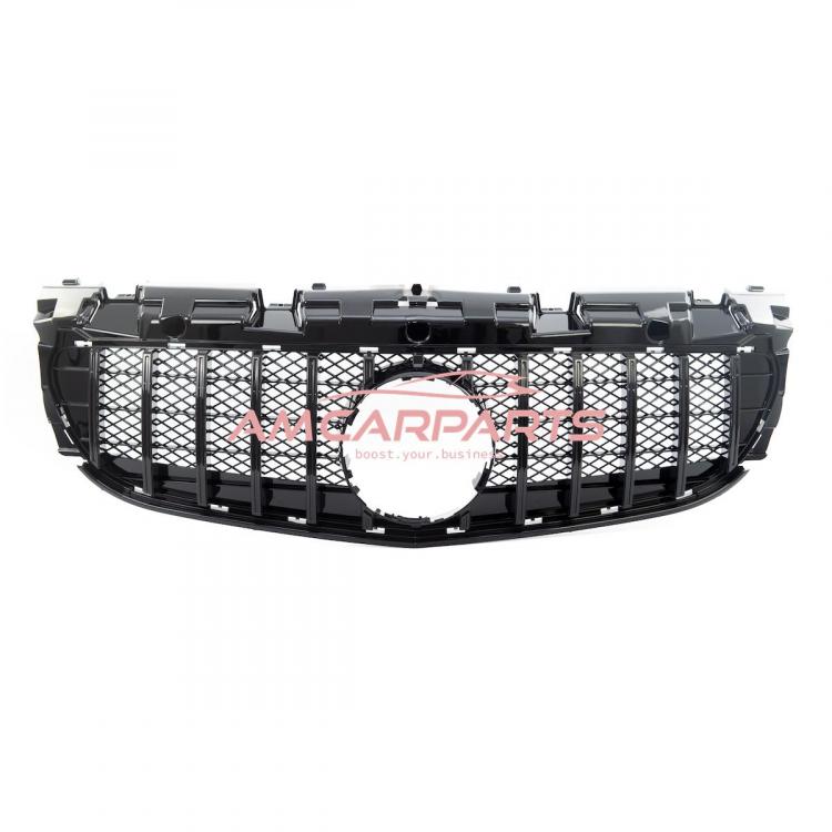Upgrade Design Kühlergrill / Sportgrill passend für Mercedes Benz SLC R172 Facelift 16-20 Hochglanz schwarz