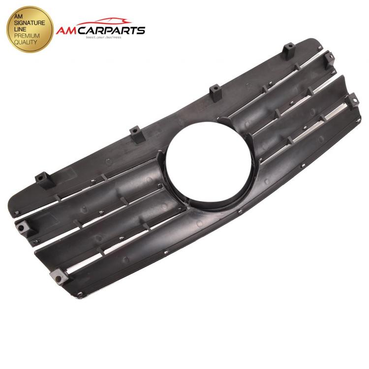 Upgrade Design Kühlergrill / Sportgrill passend für Mercedes Benz C-Klasse W202 / S202 93-00 Hochglanz schwarz / chrom