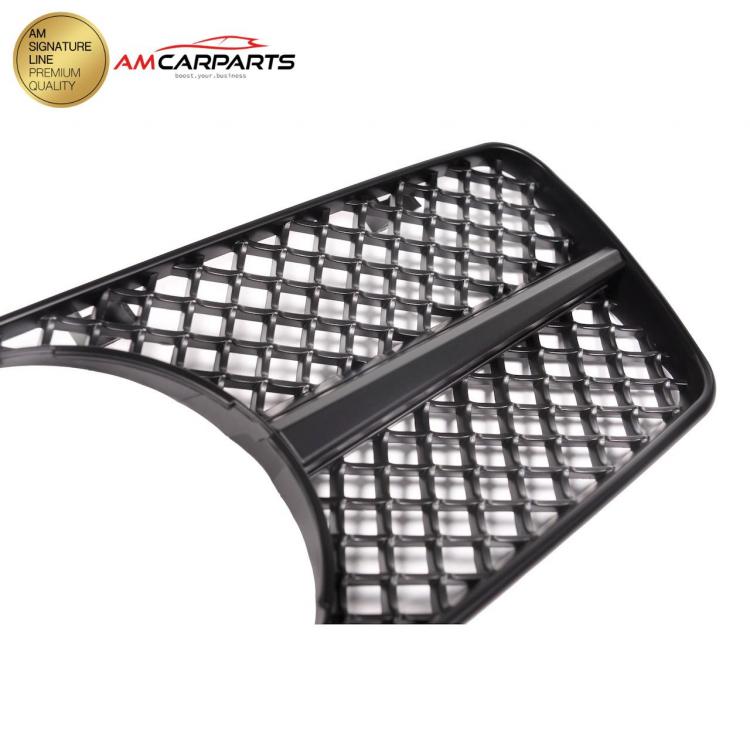 Preview: Upgrade Design Kühlergrill / Sportgrill für Mercedes Benz CLK W208 / C208 97-02 Matt schwarz