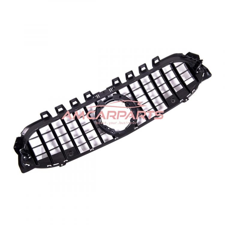 Upgrade Design Kühlergrill / Sportgrill passend für Mercedes Benz A-Klasse V177 / W177 18-22 Hochglanz schwarz