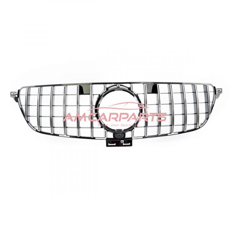 Upgrade Design Kühlergrill / Sportgrill für Mercedes GLE (W166) 15-18 chrom