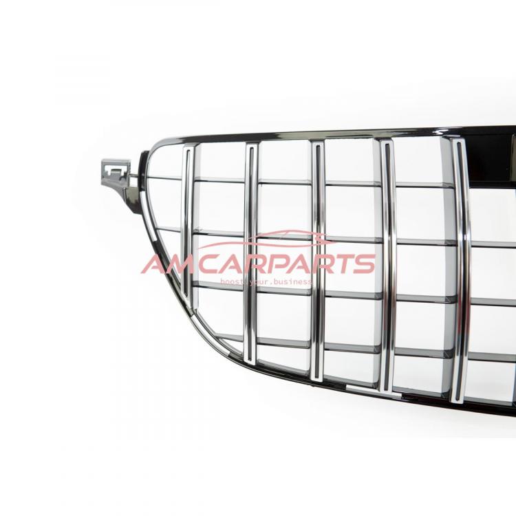 Preview: Upgrade Design Kühlergrill / Sportgrill für Mercedes GLE (W166) 15-18 chrom