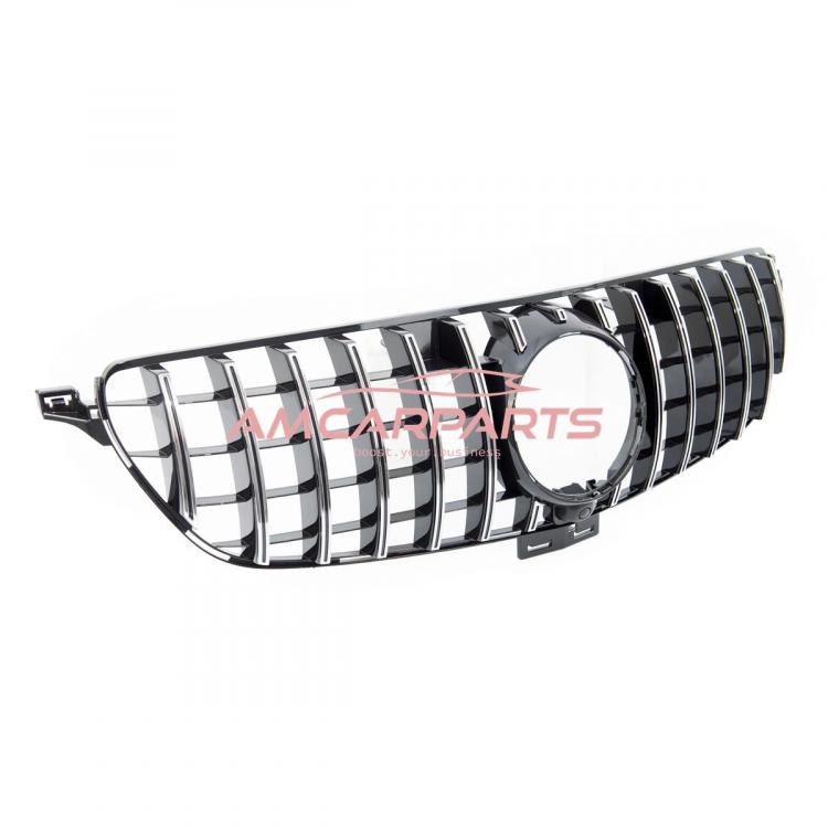 Preview: Upgrade Design Kühlergrill / Sportgrill für Mercedes GLE (W166) 15-18 chrom