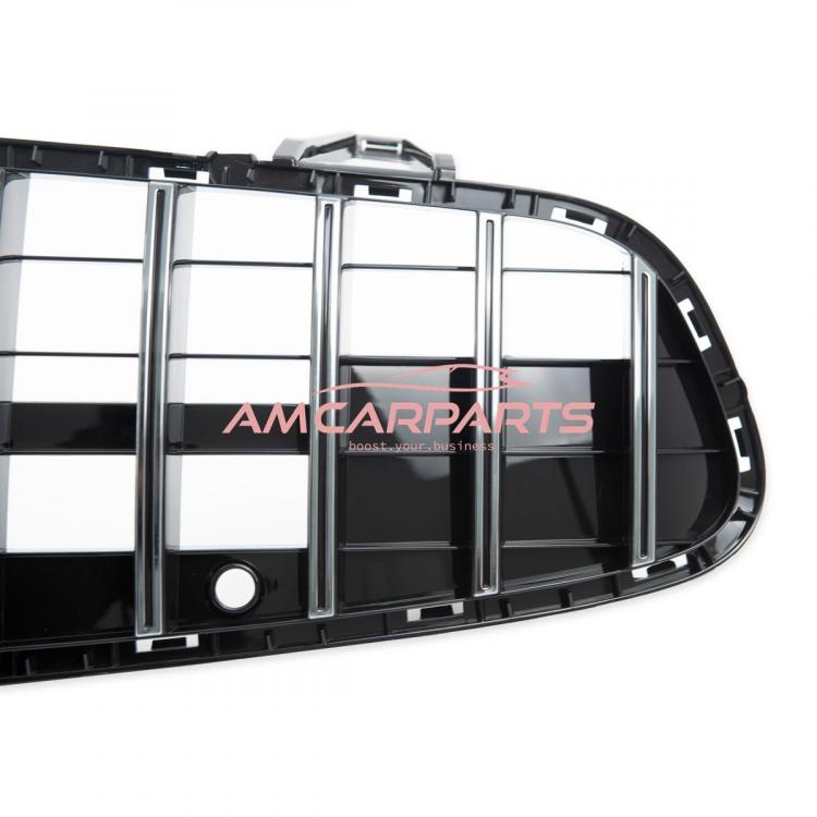 Preview: Upgrade Design Kühlergrill / Sportgrill für Mercedes SL (R231) Facelift 15+ Hochglanz schwarz / chrom