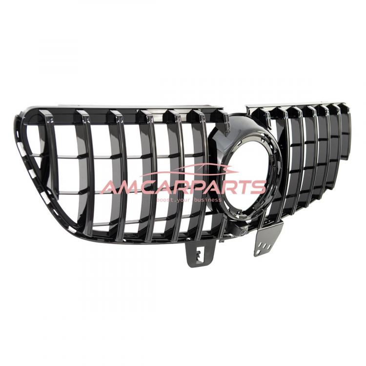 Preview: Upgrade Design Kühlergrill / Sportgrill für Mercedes V-Klasse / Vito W447 Facelift 19+ Hochglanz schwarz