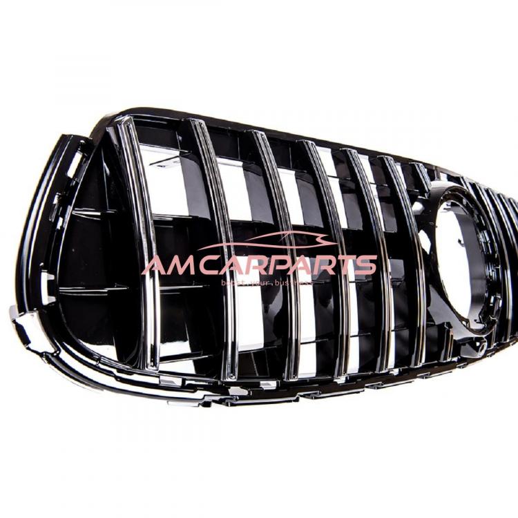 Preview: Upgrade Design Kühlergrill / Sportgrill für Mercedes GLC (X253) / GLC (C253) Facelift 19-22 chrom