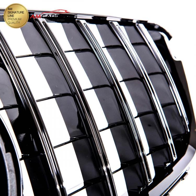 Upgrade Design Kühlergrill / Sportgrill für Mercedes C-Klasse (W204) / C-Klasse (S204) / C-Klasse (C204) 07-15 Hochglanz schwarz