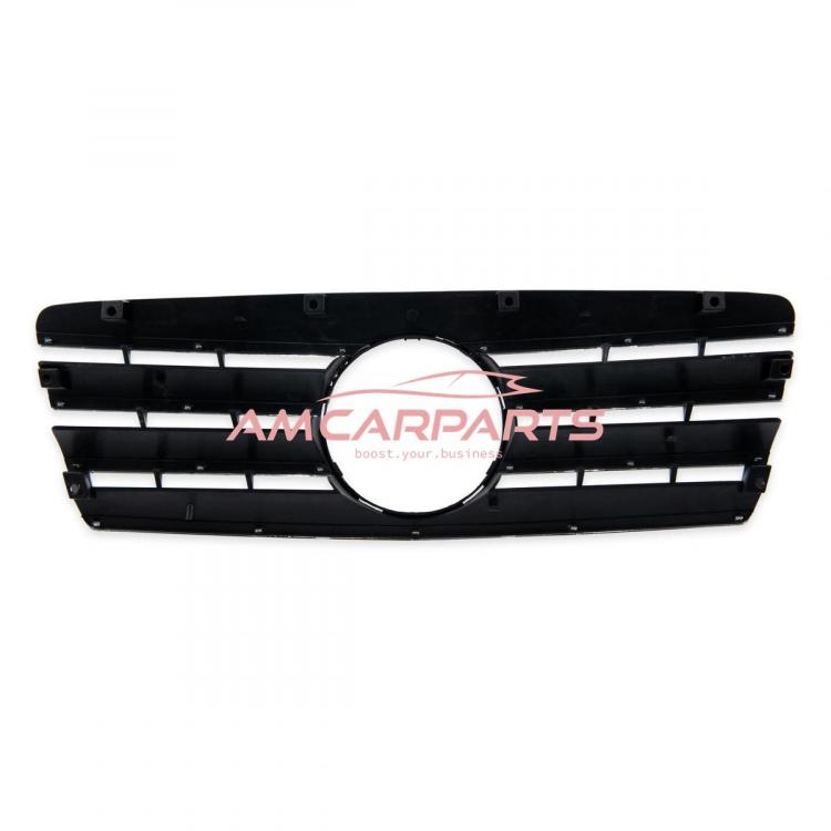 Upgrade Design Kühlergrill / Sportgrill passend für Mercedes Benz C-Klasse W202 / S202 00-07 Matt silber / chrom