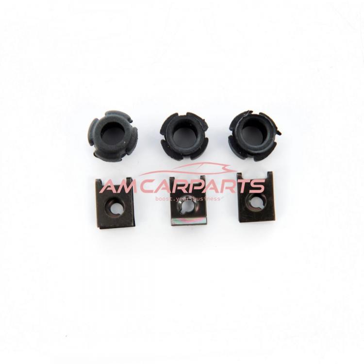 Preview: Upgrade Design Kühlergrill / Sportgrill für Mercedes Benz CL-Klasse (C215) 99-06 Hochglanz schwarz