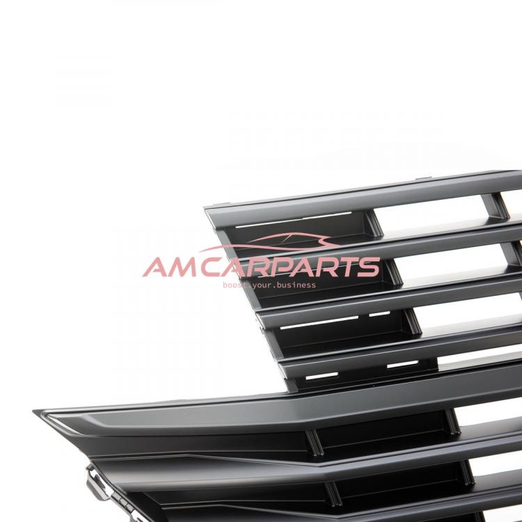 Preview: Upgrade Design Kühlergrill / Sportgrill passend für VW T6.1 Facelift 19-24 Matt schwarz