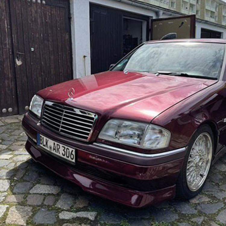 Upgrade Sportgrill / Kühlergrill für Mercedes Benz C-Klasse W202 93-00 chrom
