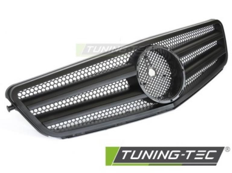 Upgrade Sportgrill / Kühlergrill passend für Mercedes Benz C-Klasse W204 07-14 Matt schwarz