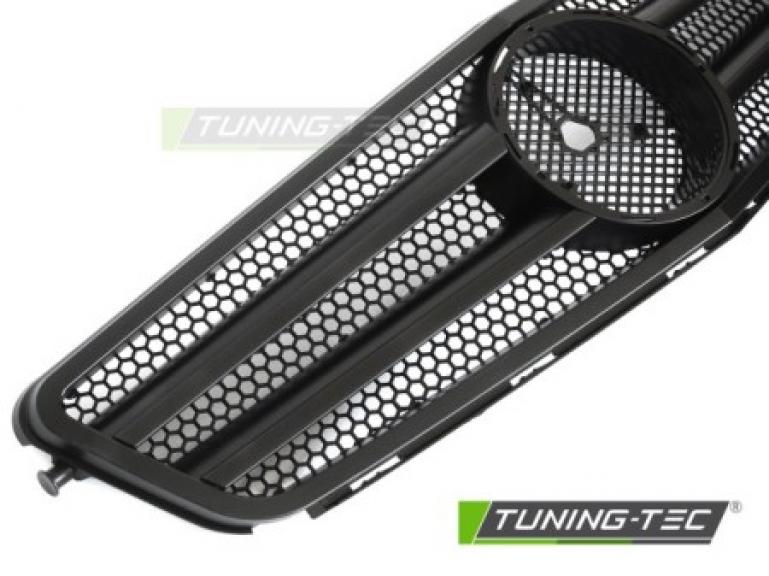 Preview: Upgrade Sportgrill / Kühlergrill passend für Mercedes Benz C-Klasse W204 07-14 Matt schwarz