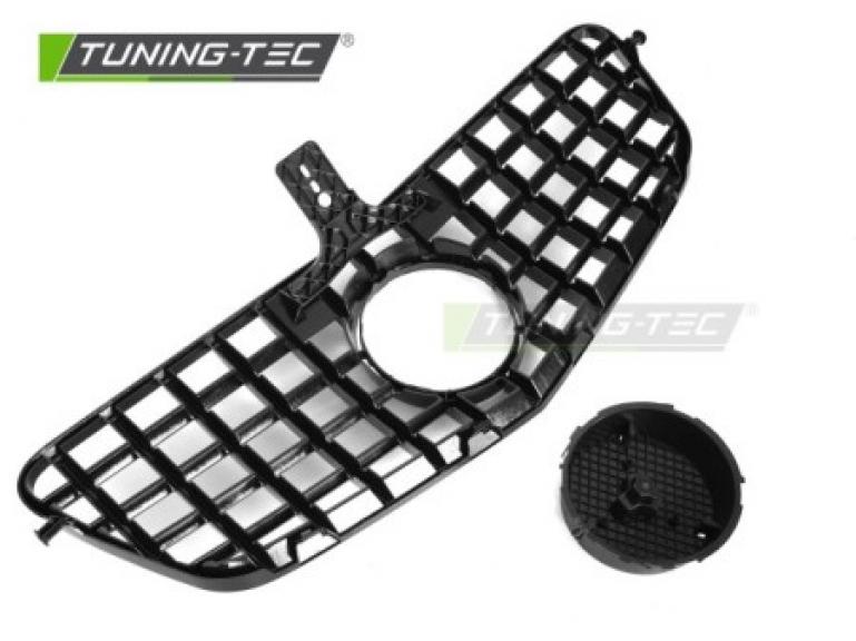 Preview: Upgrade Design Sportgrill / Kühlergrill passend für Mercedes Benz E-Klasse W212 / S212 09-13 Hochglanz schwarz / chrom