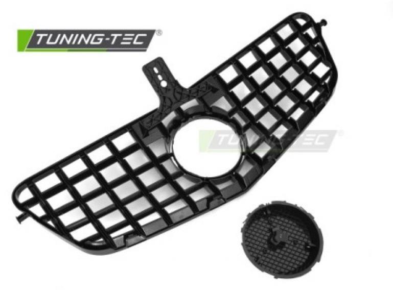 Preview: Upgrade Design Sportgrill / Kühlergrill passend für Mercedes Benz E-Klasse W212 / S212 09-13 Hochglanz schwarz