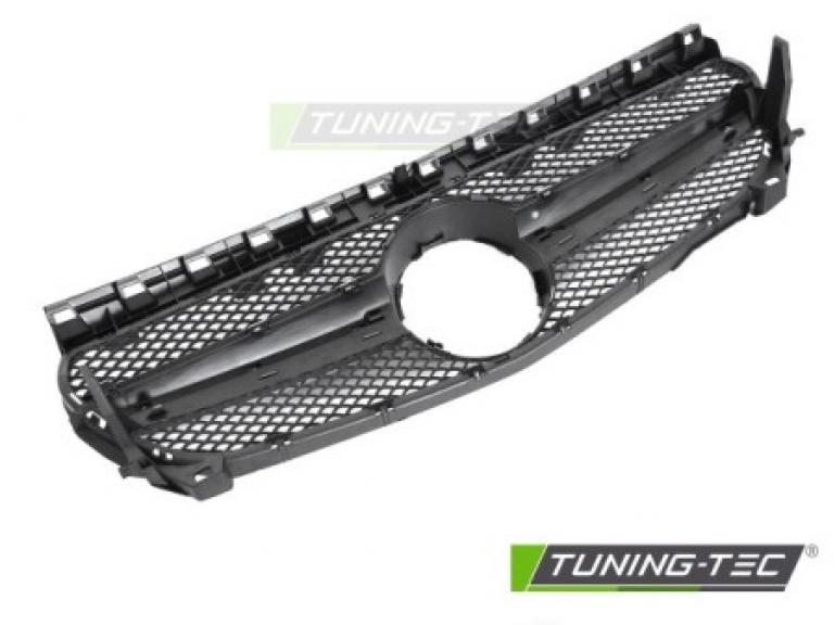 Upgrade Design Sportgrill / Kühlergrill passend für Mercedes Benz CLA W117 / C117 13-19 schwarz/silber