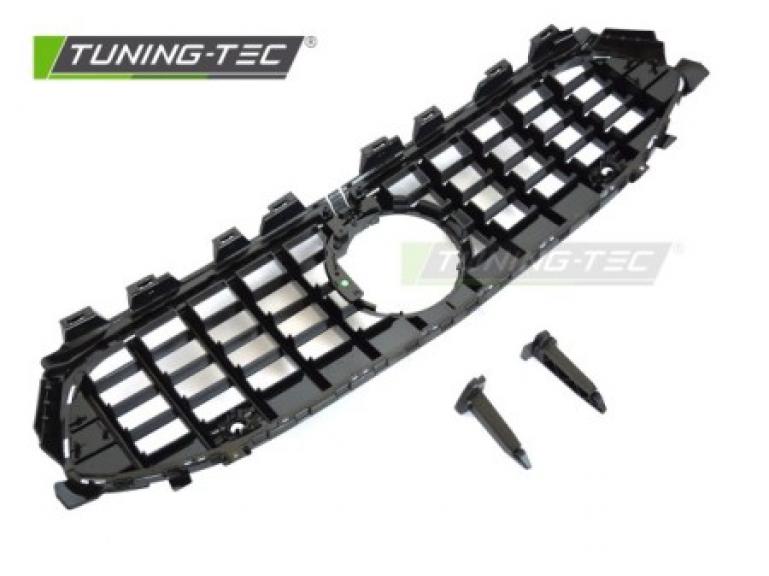 Upgrade Design Sportgrill / Kühlergrill passend für Mercedes Benz CLA W118 / C118 23-25 Hochglanz schwarz / chrom