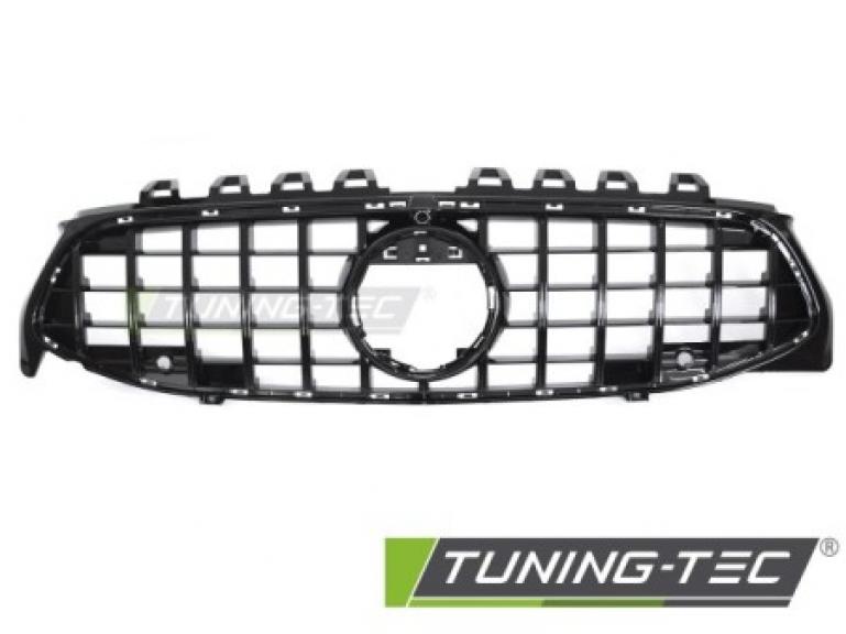 Preview: Upgrade Design Sportgrill / Kühlergrill passend für Mercedes Benz CLA W118 / C118 19-23 Hochglanz schwarz