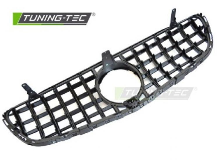 Upgrade Design Sportgrill / Kühlergrill passend für Mercedes Benz GLC W253 15-18 Hochglanz schwarz
