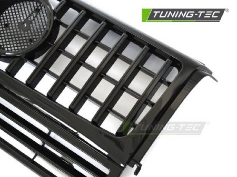 Preview: Upgrade Design Sportgrill / Kühlergrill passend für Mercedes Benz G-Klasse W463 90-12 Hochglanz schwarz