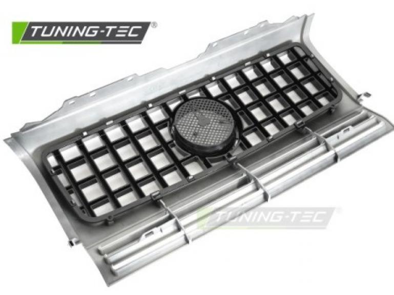 Upgrade Design Sportgrill / Kühlergrill passend für Mercedes Benz G-Klasse W463 90-12 Silber/chrom