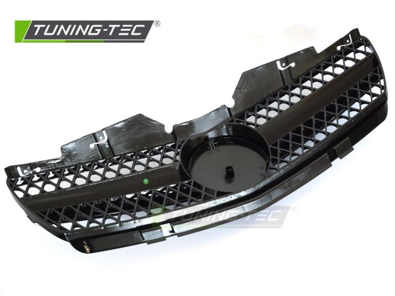 Upgrade Design Sportgrill / Kühlergrill passend für Mercedes Benz SL R230 01-06 Hochglanz schwarz/chrom