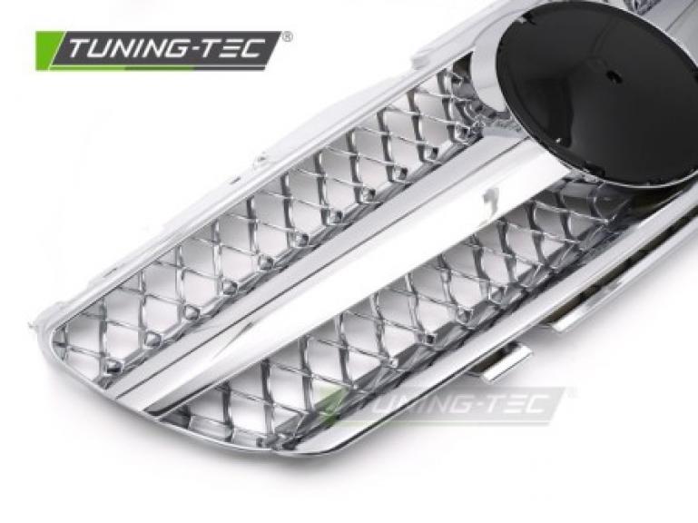 Upgrade Design Sportgrill / Kühlergrill passend für Mercedes Benz SL R230 01-06 chrom