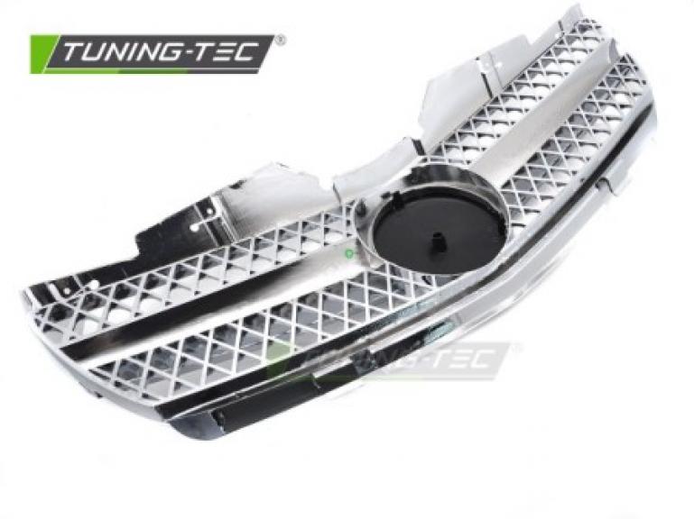Upgrade Design Sportgrill / Kühlergrill passend für Mercedes Benz SL R230 01-06 chrom