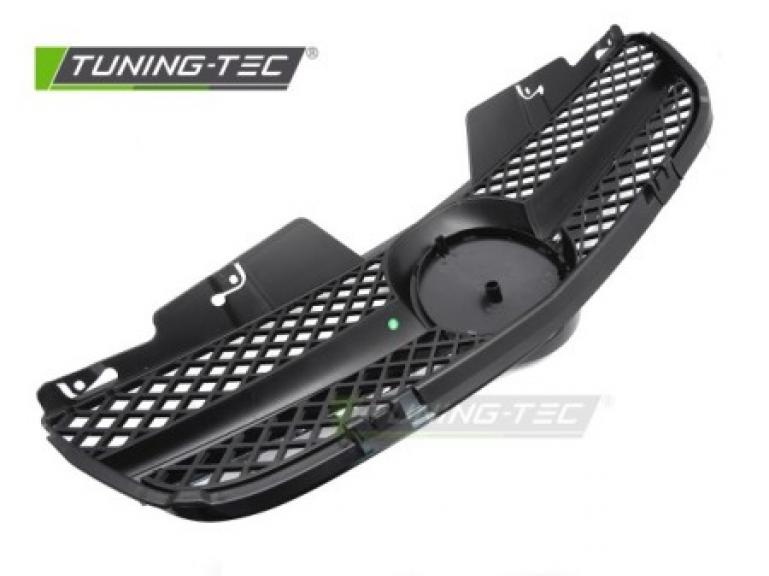 Upgrade Design Sportgrill / Kühlergrill passend für Mercedes Benz SL R230 Facelift 06-11 Hochglanz schwarz/chrom