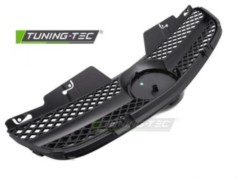 Upgrade Design Sportgrill / Kühlergrill passend für Mercedes Benz SL R230 Facelift 06-11 Hochglanz schwarz