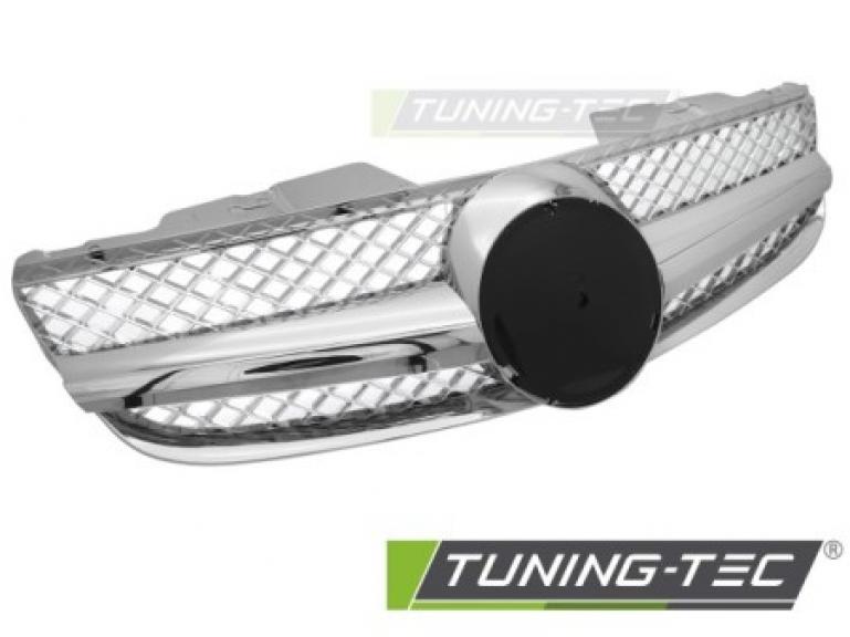 Upgrade Design Sportgrill / Kühlergrill passend für Mercedes Benz SL R230 Facelift 06-11 chrom