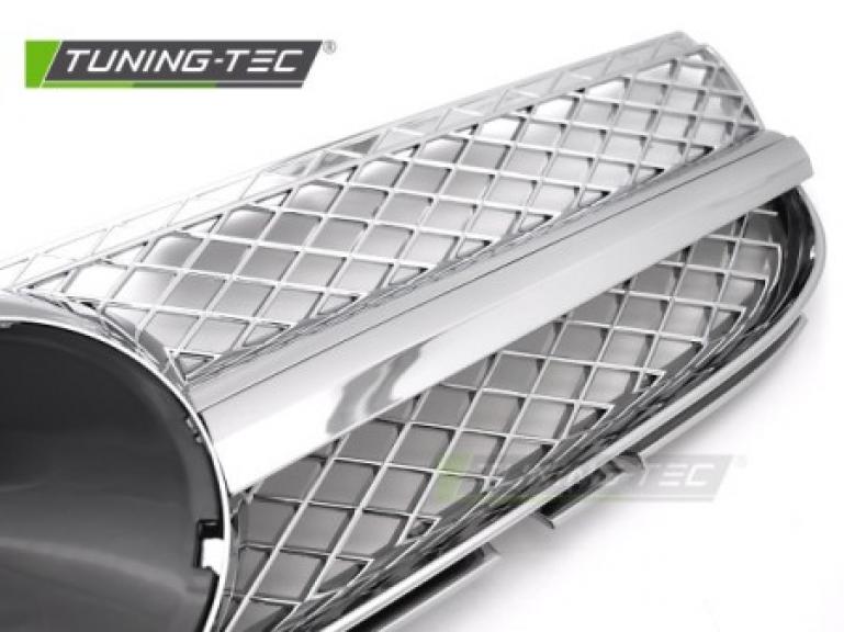 Upgrade Design Sportgrill / Kühlergrill passend für Mercedes Benz SL R230 Facelift 06-11 chrom