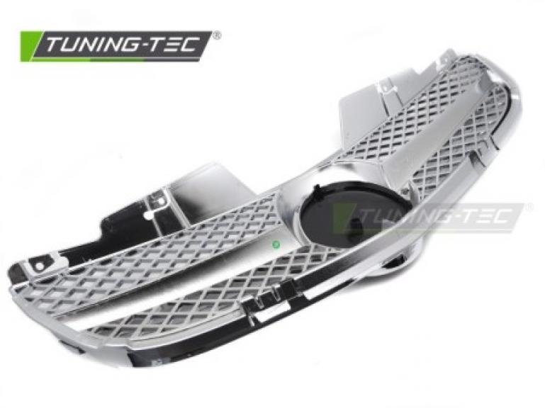 Upgrade Design Sportgrill / Kühlergrill passend für Mercedes Benz SL R230 Facelift 06-11 chrom