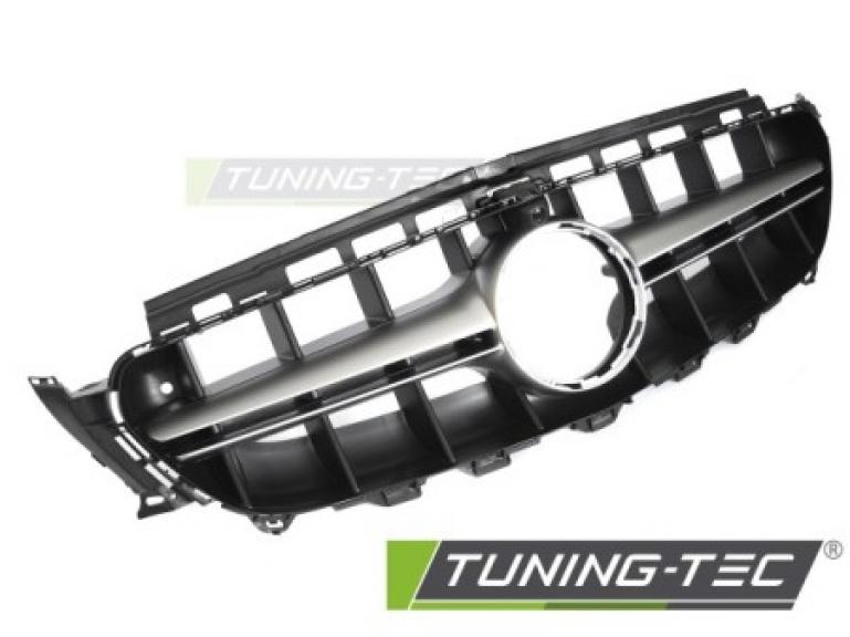 Upgrade Design Sportgrill / Kühlergrill passend für Mercedes Benz E-Klasse W213 16-19 Hochglanz schwarz/chrom