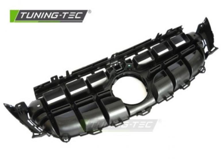 Upgrade Design Sportgrill / Kühlergrill passend für Mercedes Benz E-Klasse W213 16-19 Hochglanz schwarz/chrom