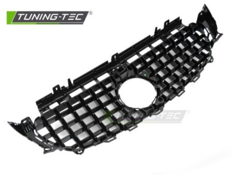 Upgrade Design Sportgrill / Kühlergrill passend für Mercedes Benz E-Klasse W213 16-19 Hochglanz schwarz