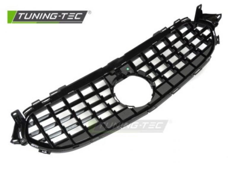 Preview: Upgrade Design Sportgrill / Kühlergrill passend für Mercedes Benz E-Klasse W213 / S213 Facelift (Mopf) 20-23 Hochglanz schwarz