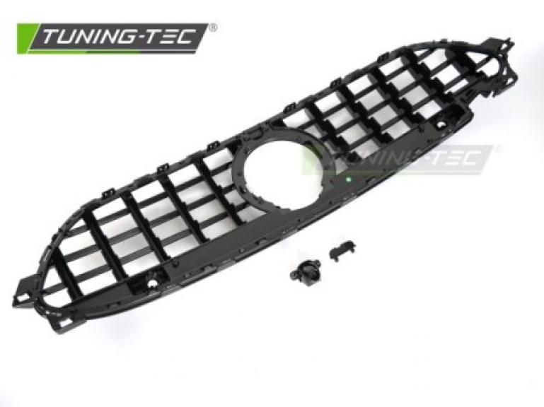 Preview: Upgrade Design Sportgrill / Kühlergrill passend für Mercedes Benz CLE C236 / A236 23+ Hochglanz schwarz/chrom