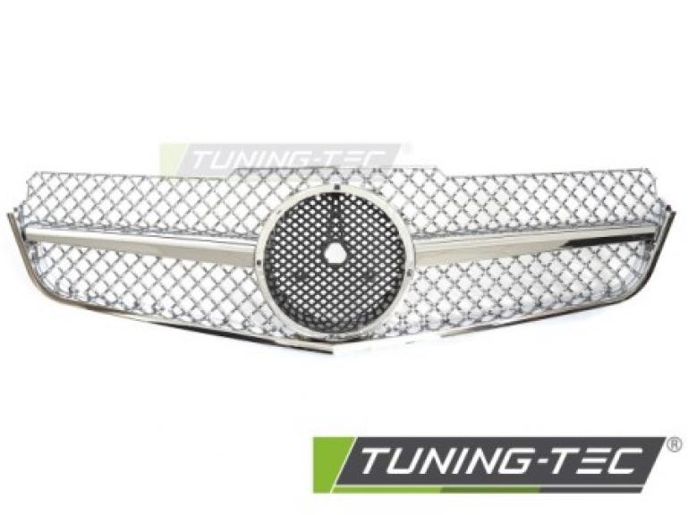 Preview: Upgrade Design Sportgrill / Kühlergrill passend für Mercedes Benz E-Klasse Coupe / Cabrio C207 / A207 09-13 Chrome
