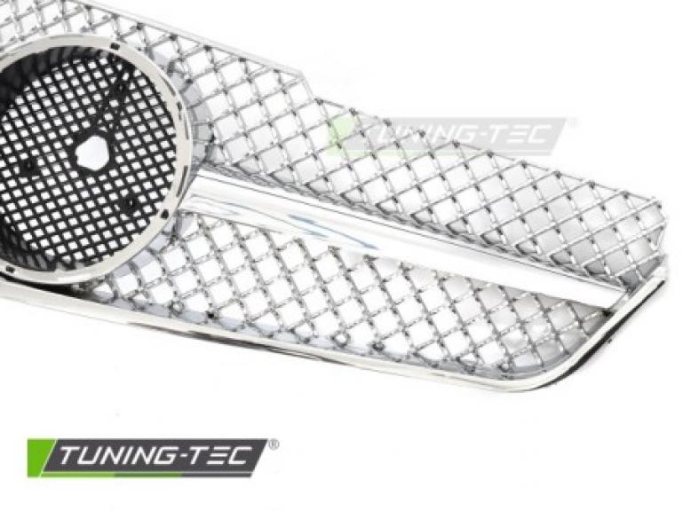 Preview: Upgrade Design Sportgrill / Kühlergrill passend für Mercedes Benz E-Klasse Coupe / Cabrio C207 / A207 09-13 Chrome