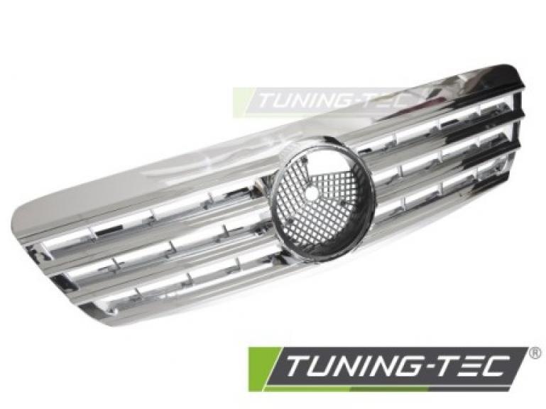 Upgrade Design Sportgrill / Kühlergrill passend für Mercedes Benz S-Klasse W220 98-02 chrom