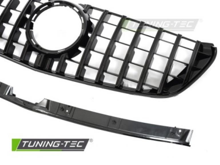 Preview: Upgrade Design Sportgrill / Kühlergrill passend für Mercedes Benz V-Klasse / Vito W447 14-19 Hochglanz-schwarz
