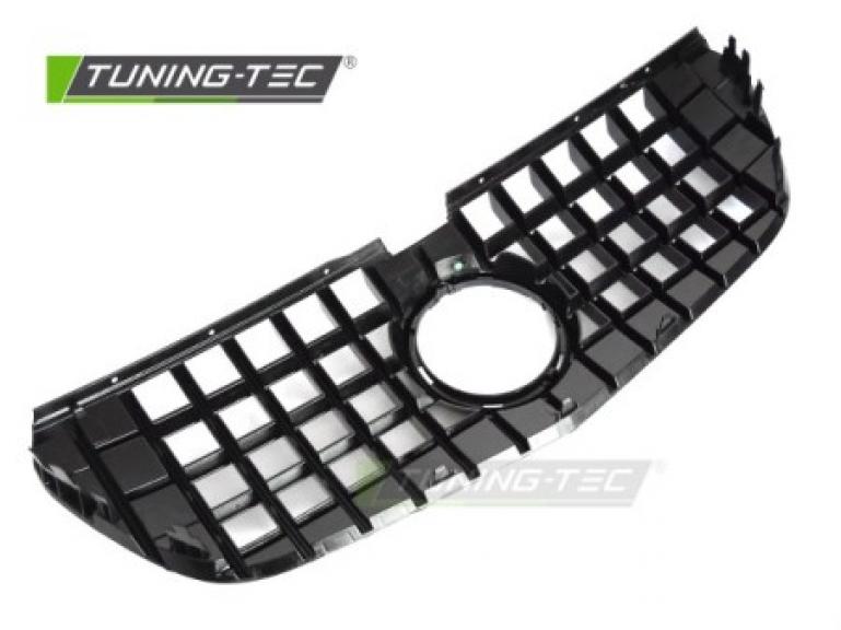 Upgrade Design Sportgrill / Kühlergrill passend für Mercedes Benz V-Klasse / Vito W447 14-19 Hochglanz-schwarz / chrom