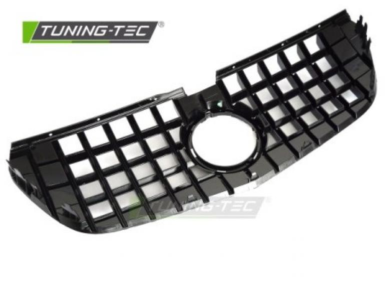 Upgrade Design Sportgrill / Kühlergrill passend für Mercedes Benz V-Klasse / Vito W447 14-19 Hochglanz-schwarz / chrom