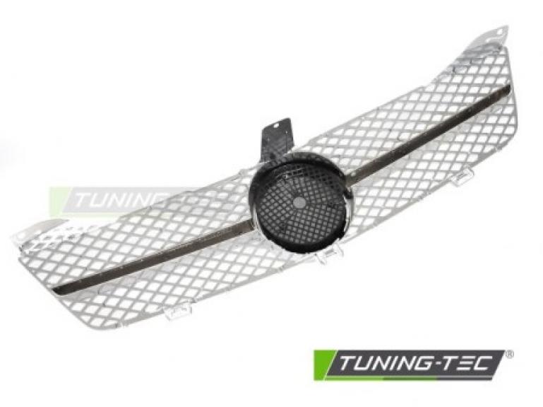 Preview: Upgrade Sportgrill / Kühlergrill passend für Mercedes Benz CLS C219 08-10 silber/chrom
