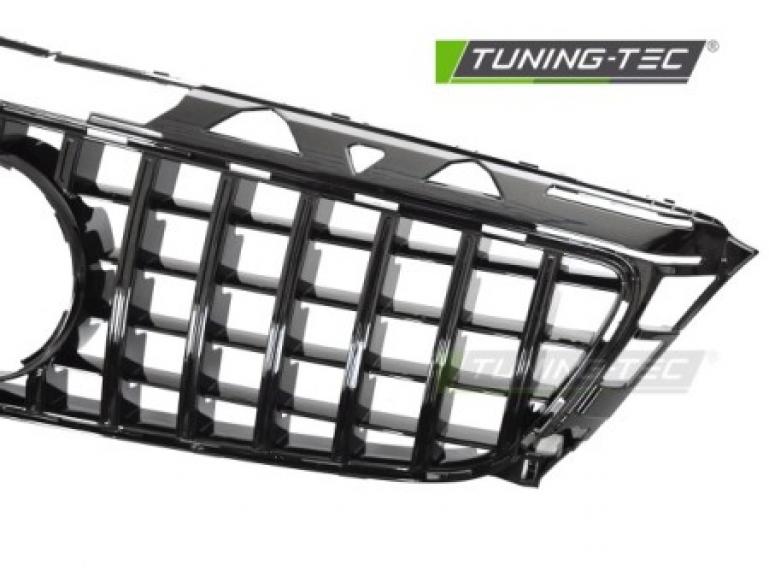 Preview: Upgrade Sportgrill / Kühlergrill passend für Mercedes Benz CLS C218 11-14 Hochglanz schwarz