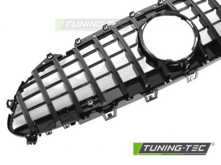 Preview: Upgrade Sportgrill / Kühlergrill passend für Mercedes Benz CLS C257 18-23 Hochglanz schwarz