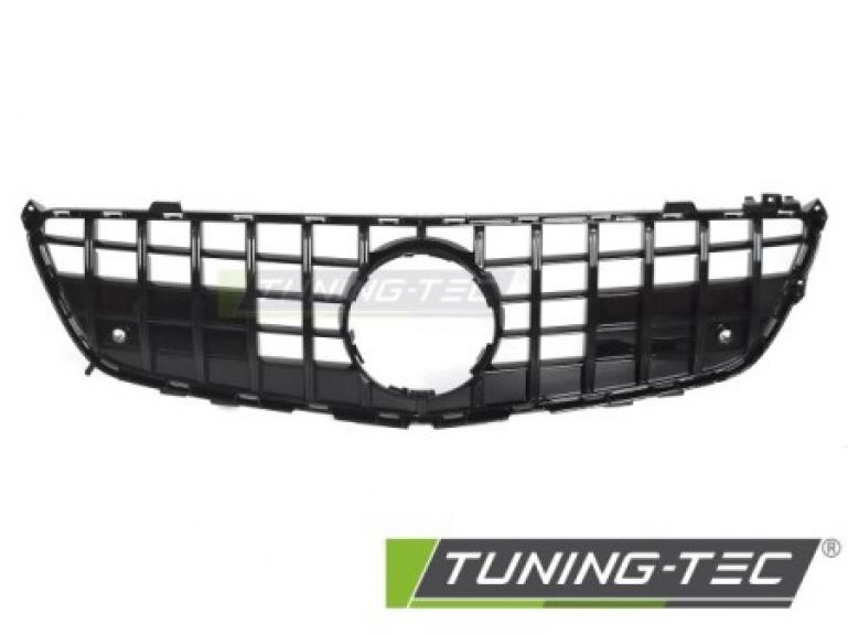 Preview: Upgrade Sportgrill / Kühlergrill passend für Mercedes Benz SL R231 11-16 Hochglanz schwarz