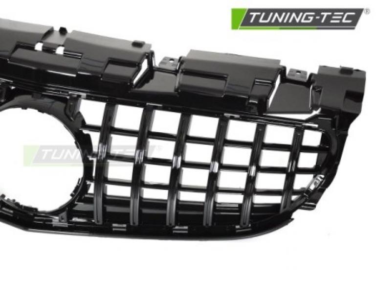 Preview: Upgrade Sportgrill / Kühlergrill passend für Mercedes Benz SLK R172 Facelift (Mopf) 15-20 Hochglanz schwarz