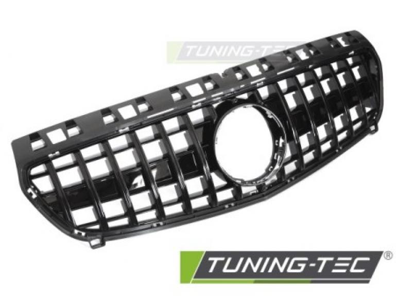 Upgrade Sportgrill / Kühlergrill passend für Mercedes Benz A-Klasse W176 12-15 Hochglanz schwarz
